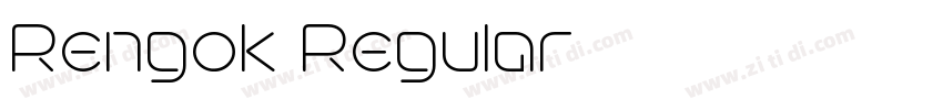 Rengok Regular字体转换 Rengok Regular字体转换